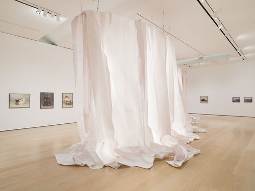 View of a gallery exhibition