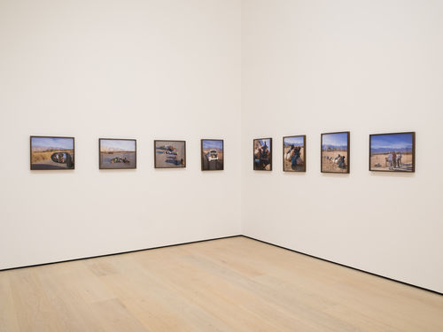 View of a gallery exhibition