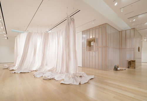 View of a gallery exhibition