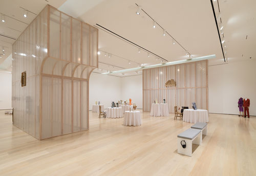 View of a gallery exhibition