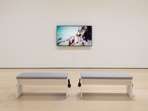 View of a gallery exhibition