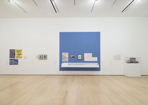 Artworks in a gallery