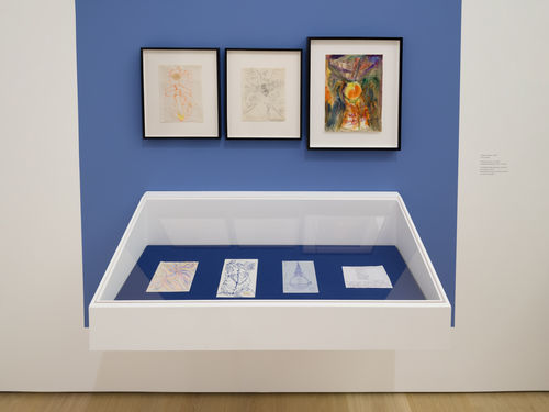 Artworks in a gallery