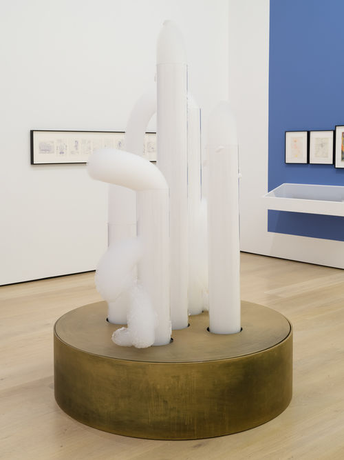 Artworks in a gallery