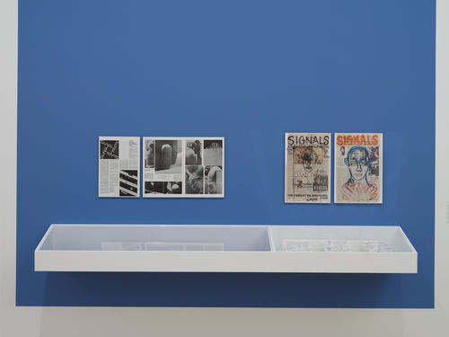 Artworks in a gallery