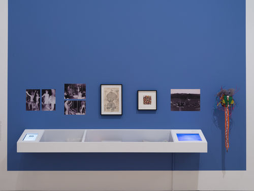 Artworks in a gallery