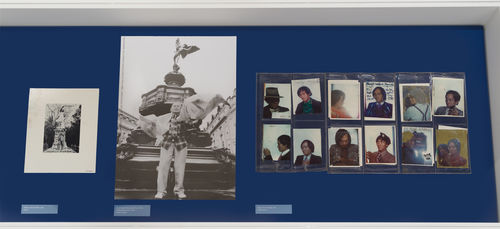 Artworks in a gallery