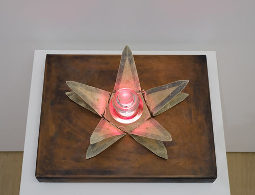 Artworks in a gallery