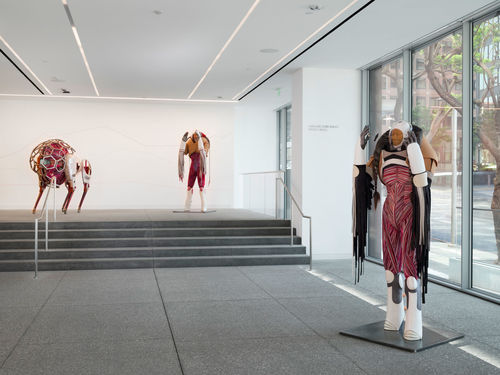 View of a gallery exhibition