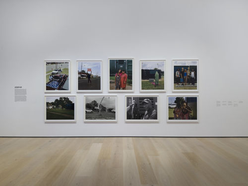 View of a gallery exhibition