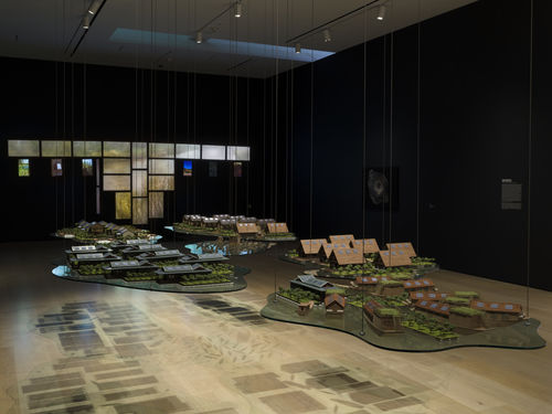 View of a gallery exhibition