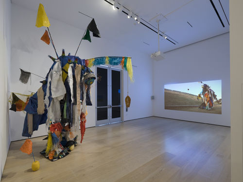 View of a gallery exhibition