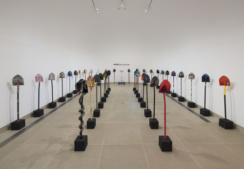 View of a gallery exhibition