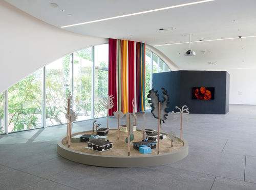 View of a gallery exhibition