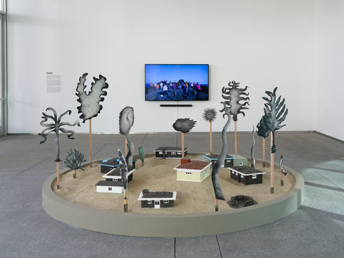 View of a gallery exhibition