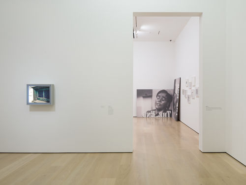 installation image showing works installed on and against wall