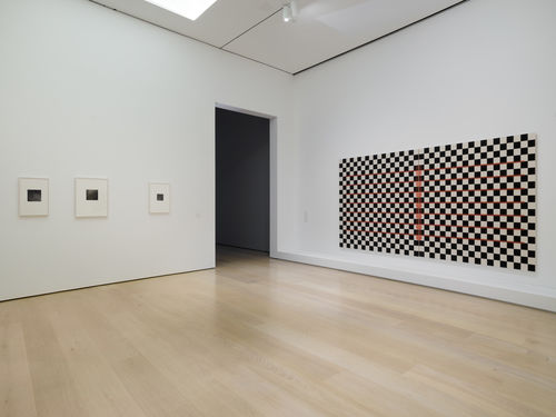 installation image of works installed on walls