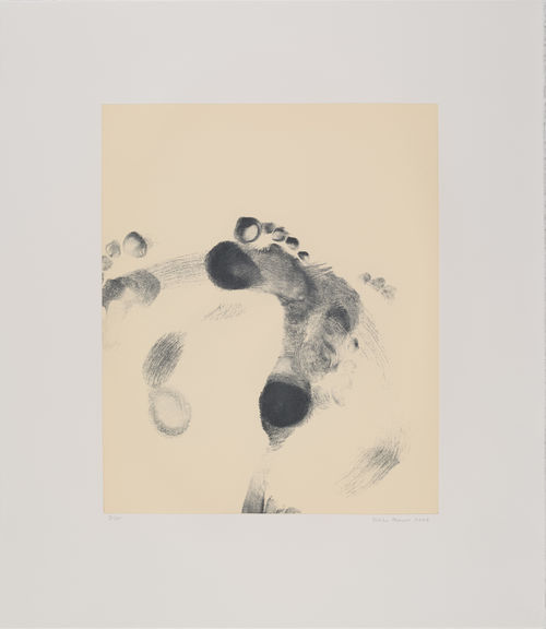 Print of a dancer's footprints