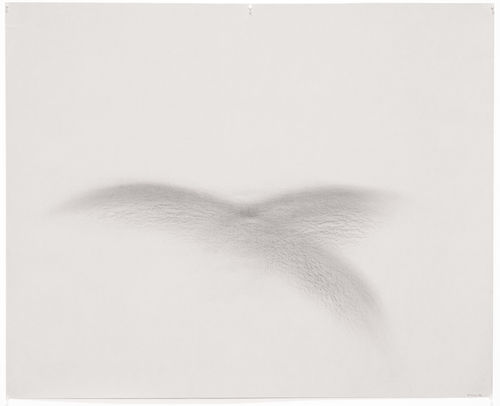 Abstract drawing of two intersecting arcs