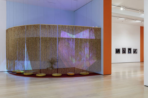 Installation view of a large installation artwork