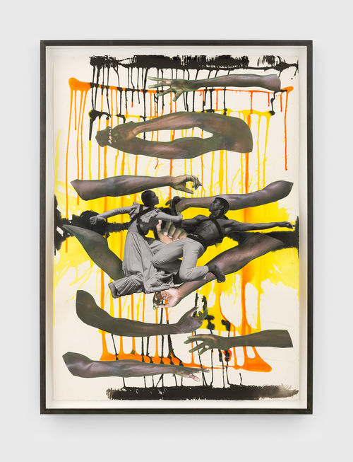 Collage featuring images of the outstretched arms of dancers