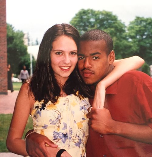 Lindsay Charlwood with Noah Davis