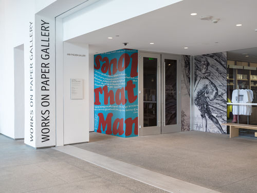 Exterior of the Works on Paper gallery