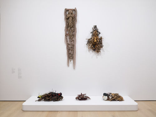 View of an exhibition in an art gallery