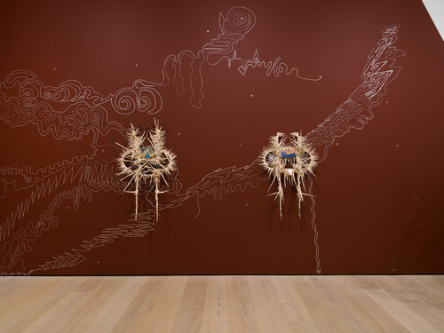 View of an exhibition in an art gallery