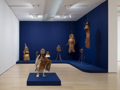 View of an exhibition in an art gallery