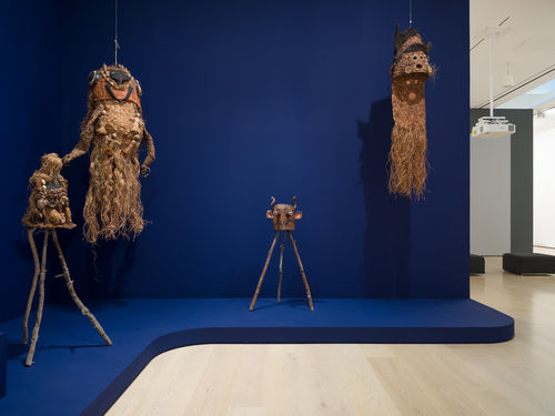 View of an exhibition in an art gallery