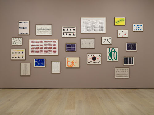 View of an exhibition in an art gallery