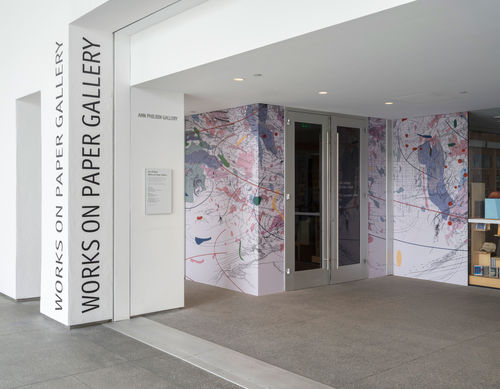 Exterior of the Works on Paper gallery