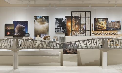 <em>Provocations: The Architecture and Design of Heatherwick Studio</em>, installation view, Hammer Museum, Los Angeles, February 20–May 24, 2015. Photo: Brian Forrest. 