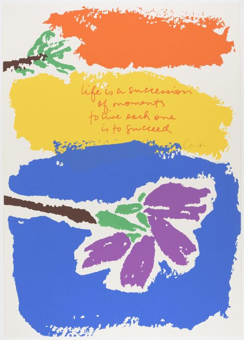 Corita Kent, life is a succession, 1977