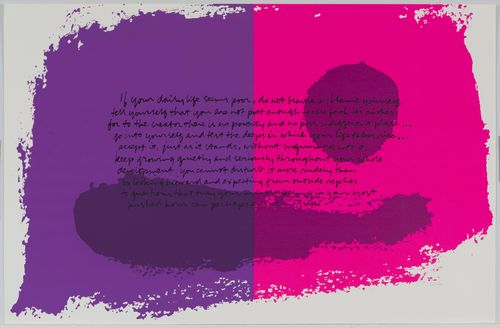 Corita Kent, if your daily life, 1973