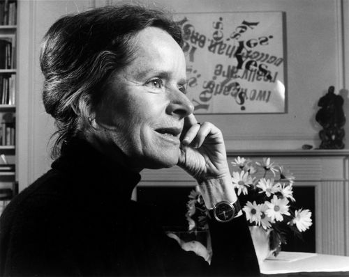 Corita in her apartment c. 1970. Image courtesy of the Corita Art Center, Immaculate Heart Community, Los Angeles. 