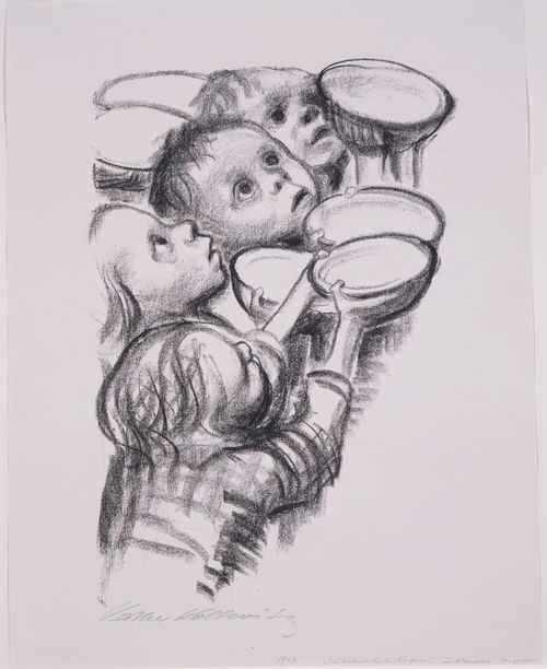 Käthe Kollwitz, Germany's Children are Starving!, 1924