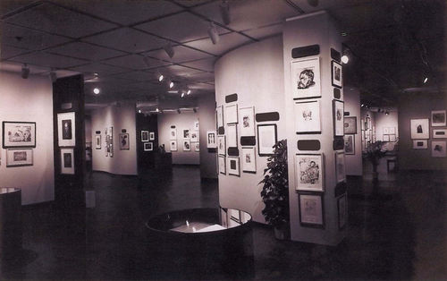 Installation view of The Fred Grunwald Collection: A Memorial Exhibition, Grunwald Graphic Arts Foundation, Dickson Art Center, UCLA, 1966