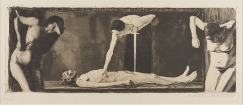 Käthe Kollwitz, You Bleed from Many Wounds, Oh People, 1896