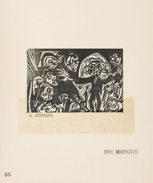 Ernst Ludwig Kirchner, Umbra Vitae (The Shadow of Life), page 23 ("Die Morgue")