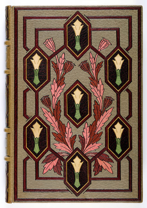 Jacques Weckesser, binding for Barbey d'Aurevilly's Le Bonheur dans le crime, 1917