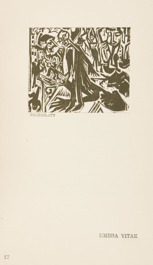 Ernst Ludwig Kirchner, Umbra Vitae (The Shadow of Life, 1919–1923), page 17  
