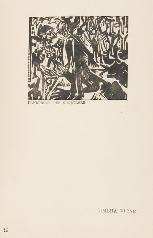 Ernst Ludwig Kirchner, Umbra Vitae (The Shadow of Life, 1919–1923), page 19