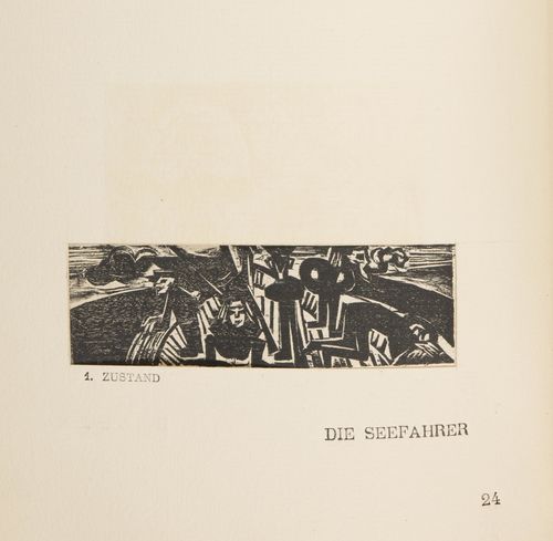 Ernst Ludwig Kirchner, Umbra Vitae (The Shadow of Life, 1919–1923), page 24 ("Die Seefahrer")