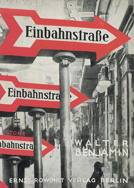 Sasha Stone, cover design for Walter Benjamin's Einbahnstraße (One-Way Street, 1928)