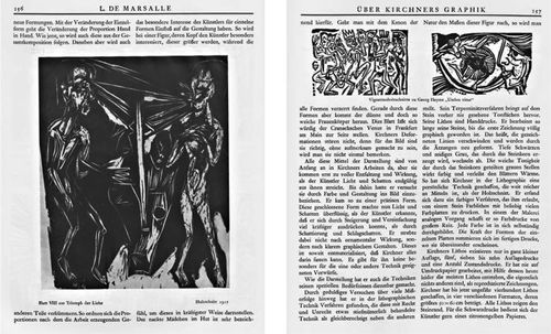 Ernst Ludwig Kirchner (as Louis de Marsalle), "Über Kirchner's Graphik," in Genius, 1922