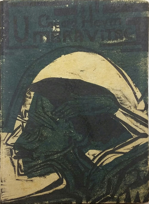 Ernst Ludwig Kirchner, maquette for Umbra Vitae (The Shadow of Life, c. 1922), binding