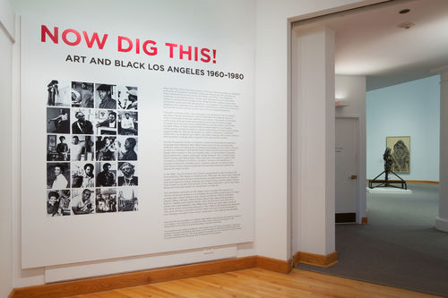 Exhibition entryway sign. Installation view at Williams College Museum of Art, Williamstown, MA