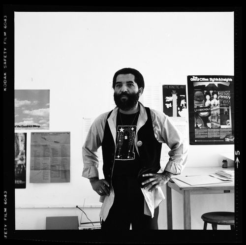 Dan Concholar in his studio